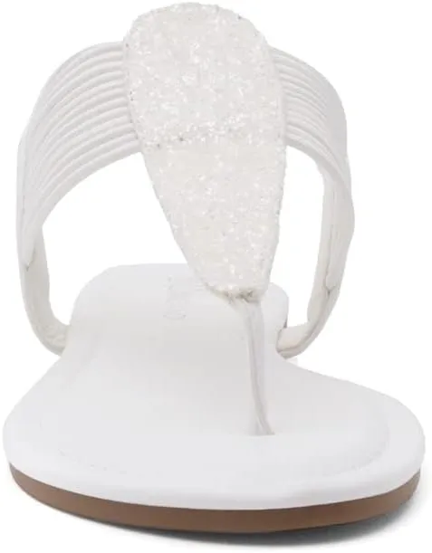 Shoe Land Women's Flat Sandals - Fashion Thong & Gladiator Style with Elastic Strappy String Ankle Strap, Dressy Casual Comfortable Daily Wear, Trendy 2025