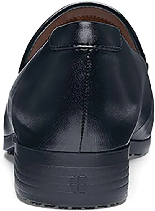 Shoes for Crews Riley, Women's Slip Resistant Leather Work Shoes, Water Resistant, Women's Heel Pumps Comfortable Flight Attendant Shoes