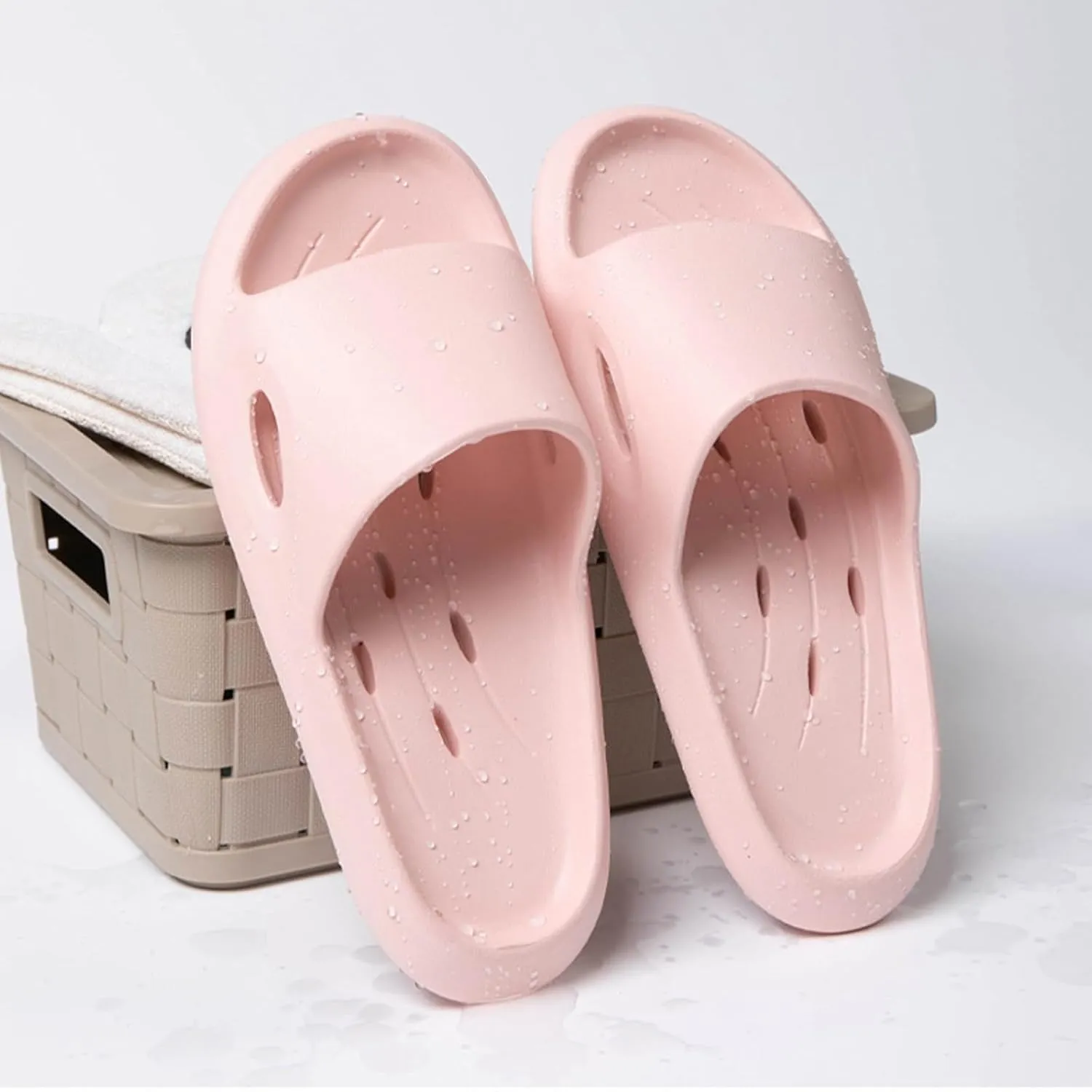 Shower Shoes Quick-Dry Non-Slip Bathroom Slippers for Men & Women,Quick-Dry Non-Slip, Home Slides Dorms, Gym, Pool, Spa, Camping, Beach