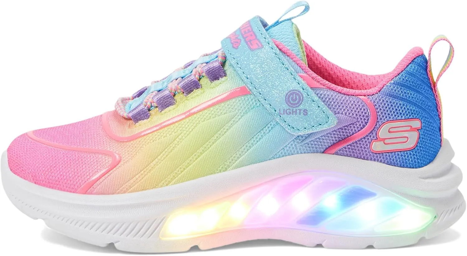 Skechers Girl's Rainbow Cruisers Sneaker