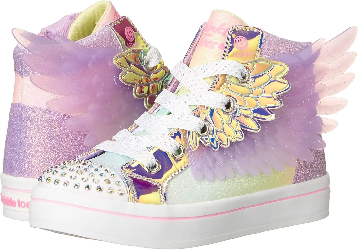Skechers Girl's Twinkle Toes TWI-Lites 2.0-Unicorn Wings Sneaker