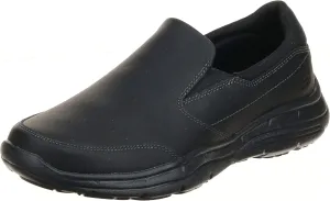 Skechers Men's Glides Calculous Slip-On Loafer, Black, 9 M US
