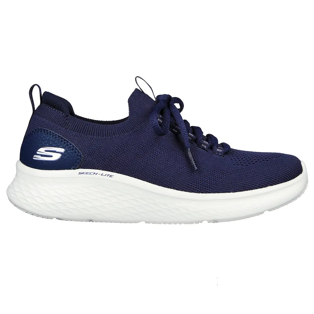 Skechers Skech-Lite Pro Full Night Navy/Lavender Slip On Vegan Shoes