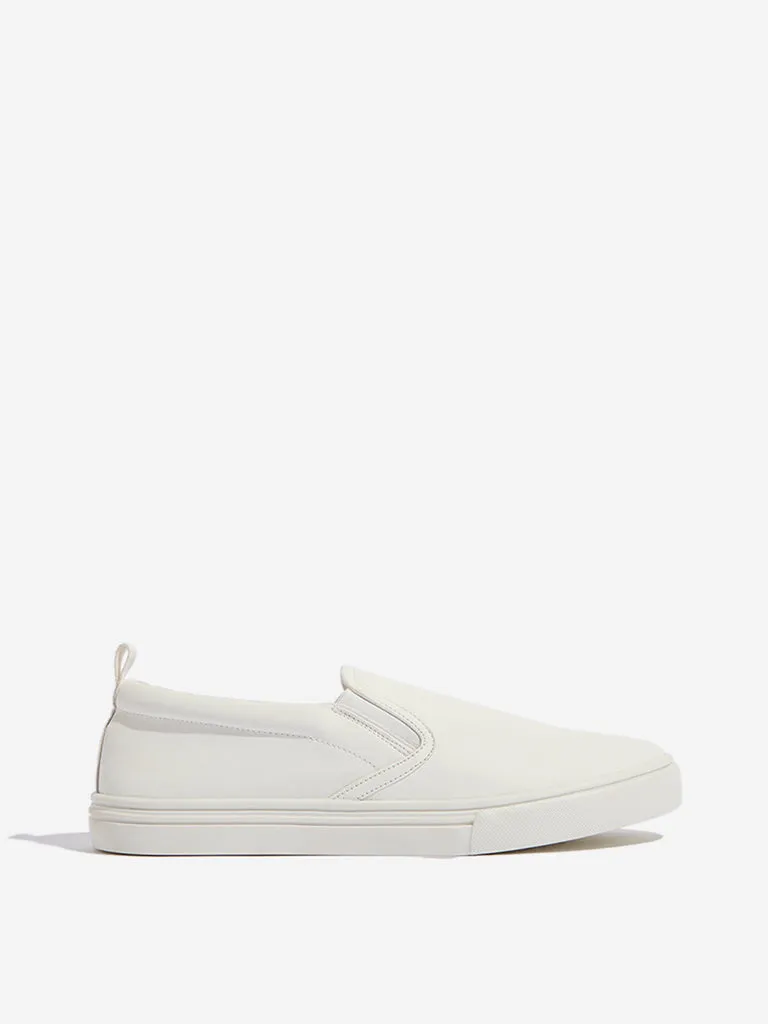 SOLEPLAY White Slip-On Shoes