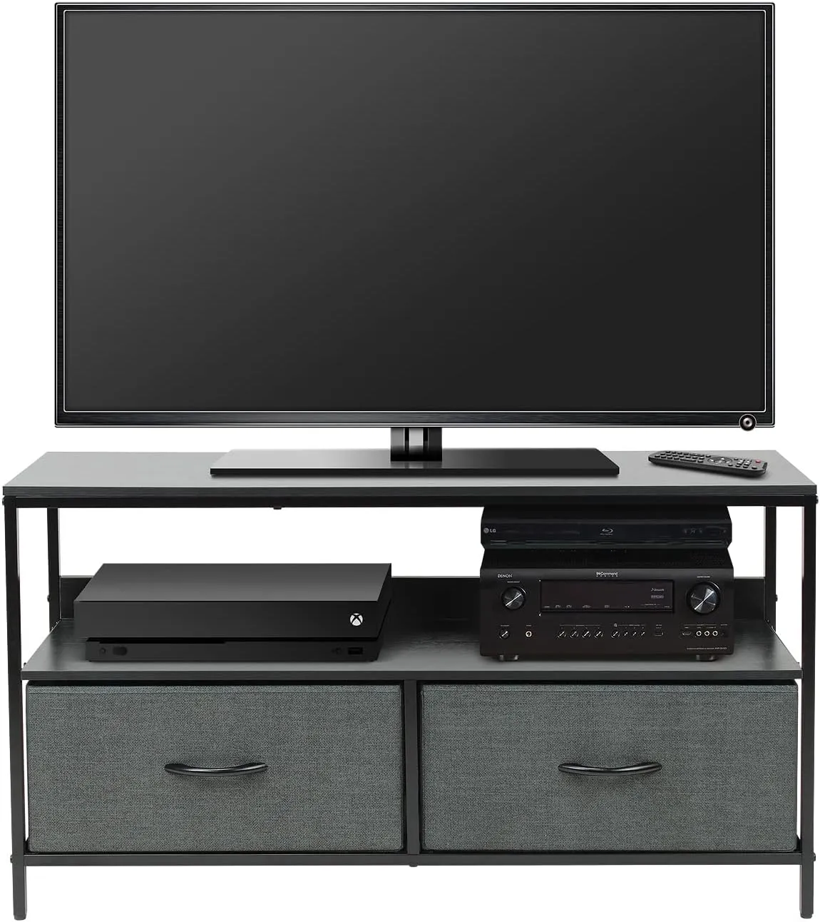 Sorbus TV Stand Dresser with 2 Drawers - Television Riser Chest with Storage - Bedroom, Living Room, Closet, & Dorm Furniture
