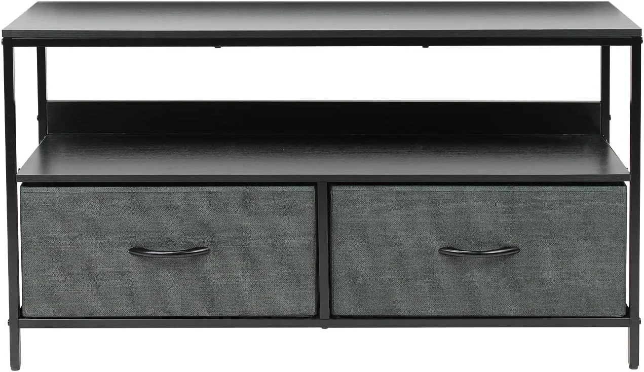 Sorbus TV Stand Dresser with 2 Drawers - Television Riser Chest with Storage - Bedroom, Living Room, Closet, & Dorm Furniture