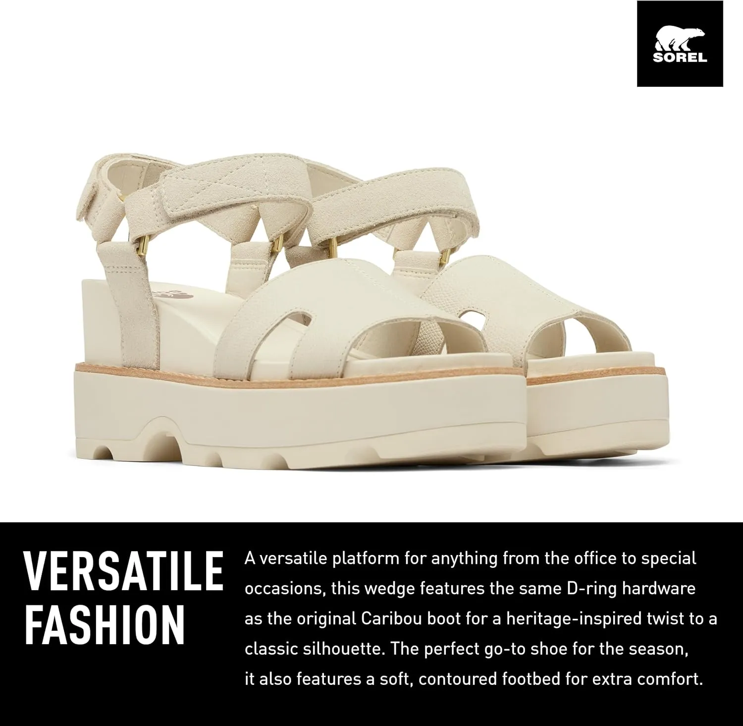 Sorel Women's Joanie lV Ankle Strap Wedge Sandals