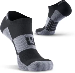Spartan Race No-Show Running Socks, Cushioned, Non-Slip, Breathable Compression Athletic Ankle Socks, 2-Pack