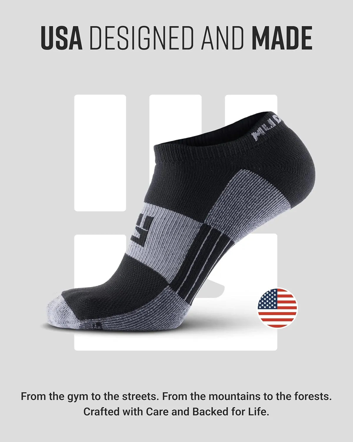 Spartan Race No-Show Running Socks, Cushioned, Non-Slip, Breathable Compression Athletic Ankle Socks, 2-Pack