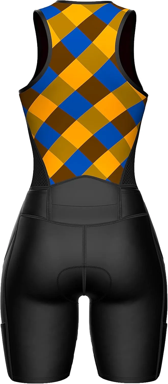 Sparx Women Triathlon Suit Tri Short Racing Cycling Swim Run