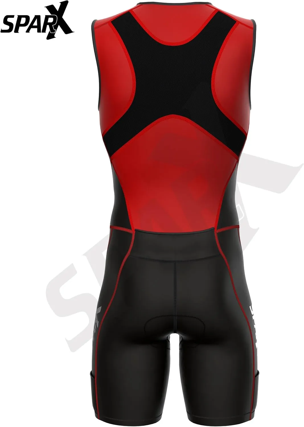 Sparx X Triathlon Suit Men Racing Tri Cycling Skin Suit Bike Swim Run