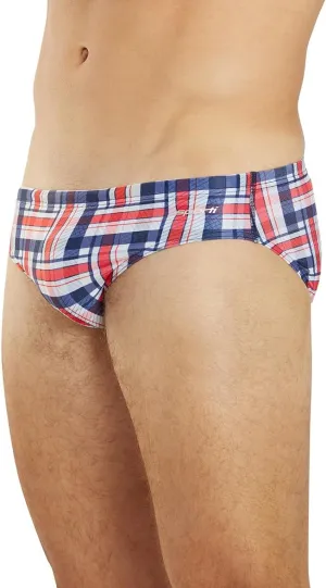 Sporti Men's Swim Briefs with Hydrolast Tech - Bathing Suit for Swimmer - Men's Athletic Swimwear Briefs for Lap Swimming
