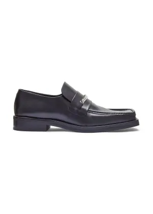 SQUARE TOE LOAFER MENS in BLACK
