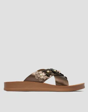 St. Yves Flowers Sandal Slipper Wanita