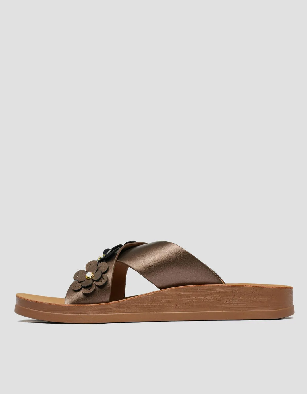 St. Yves Flowers Sandal Slipper Wanita