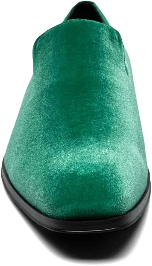 STACY ADAMS Men's Savian Velour Slip-on Loafer