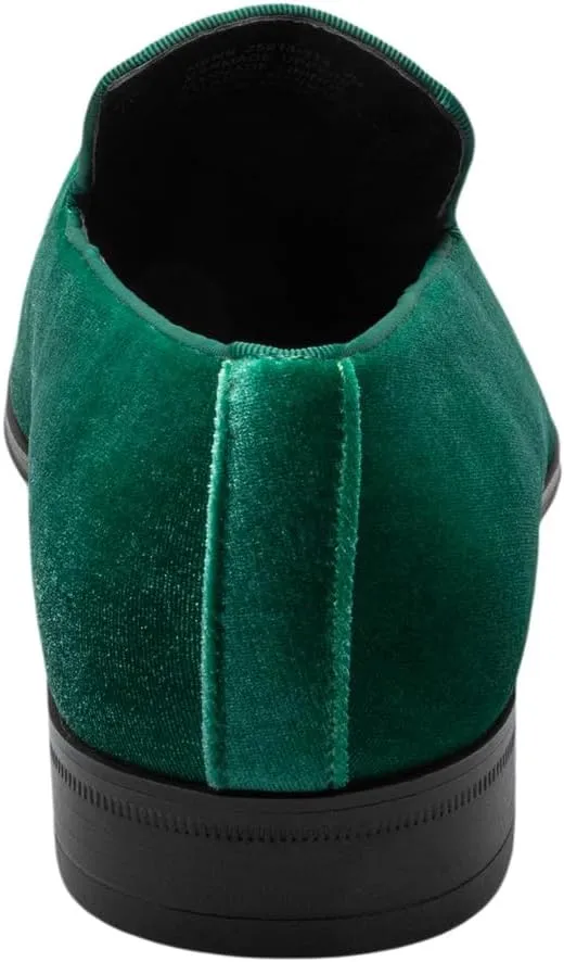 STACY ADAMS Men's Savian Velour Slip-on Loafer