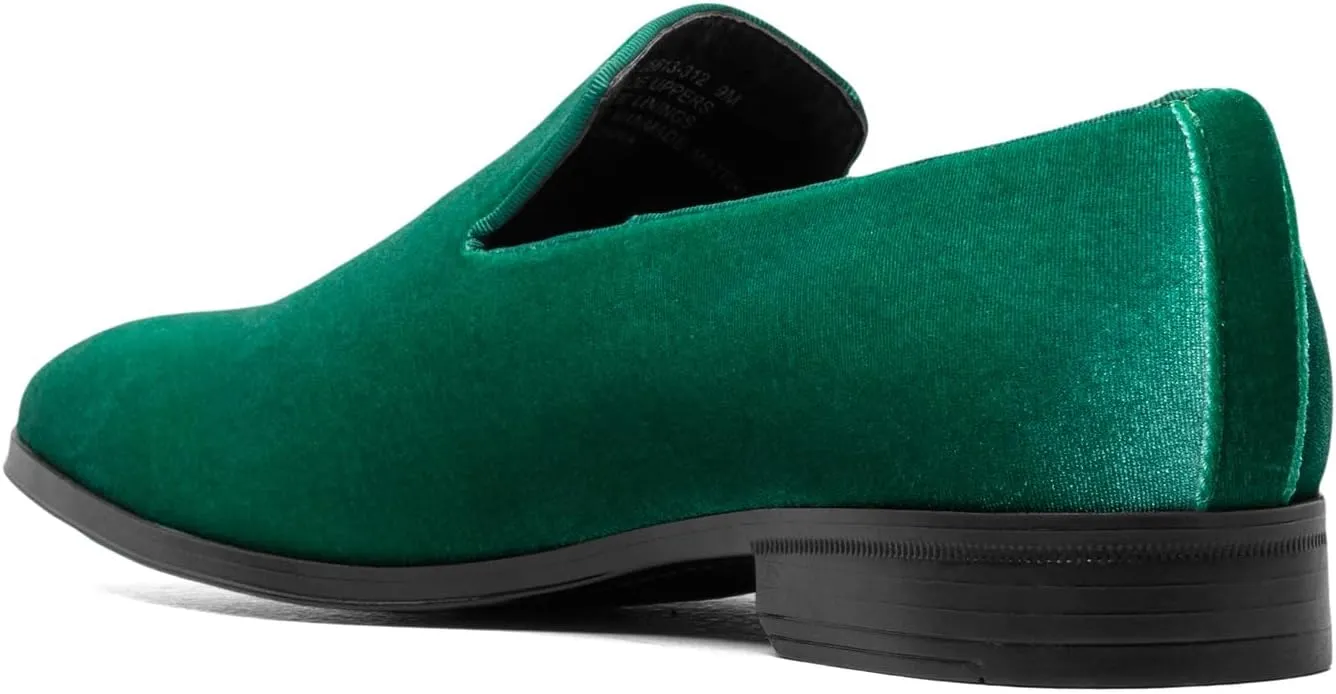 STACY ADAMS Men's Savian Velour Slip-on Loafer