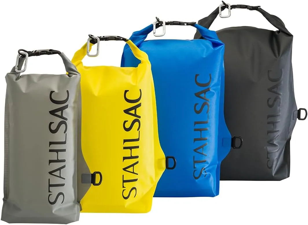 Stahlsac Abyss Drylite Dry Bag 18L in Blue | Durable Waterproof Bag | Lightweight Dry Bag Backpack for Boating, Hiking, Kayaking, & Rafting | Tested for Enhanced Durability | Removable Straps