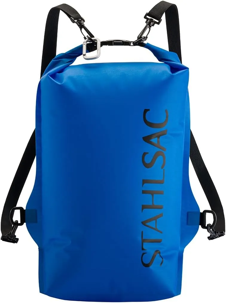 Stahlsac Abyss Drylite Dry Bag 18L in Blue | Durable Waterproof Bag | Lightweight Dry Bag Backpack for Boating, Hiking, Kayaking, & Rafting | Tested for Enhanced Durability | Removable Straps