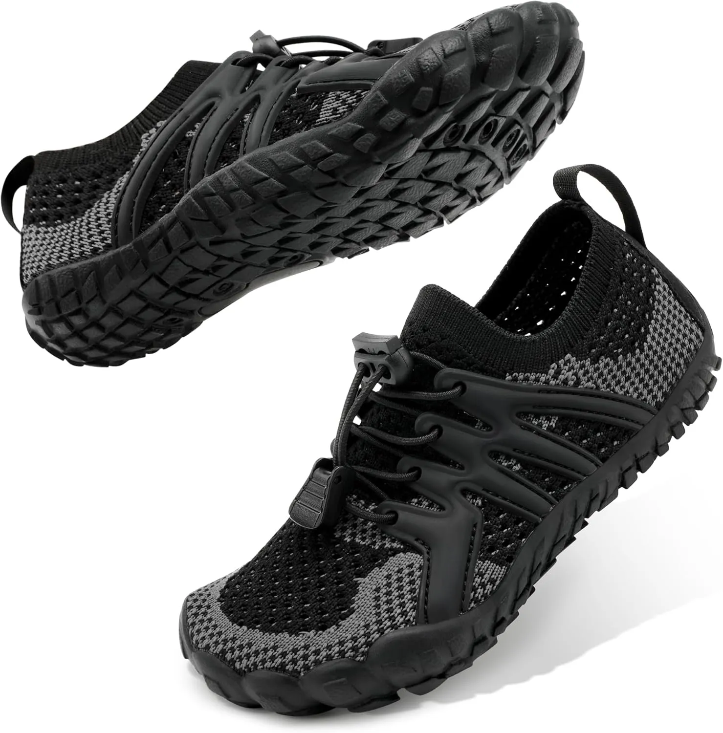 Stelle Water Shoes for Women Men Barefoot Shoes with Adjustable Laces Adult Quick-Dry Aqua Sock for Beach Swim Pool Hiking