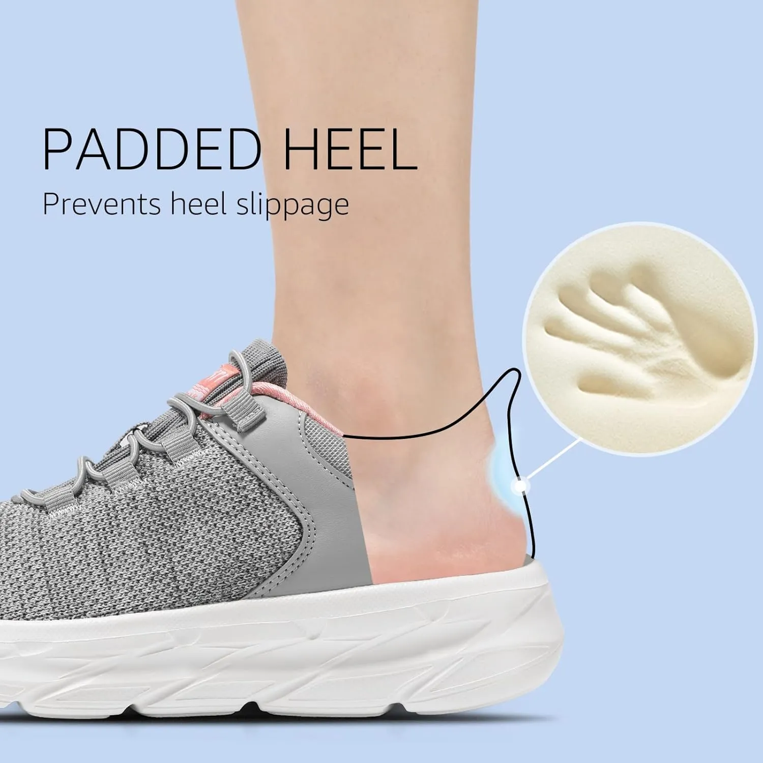 STQ Women Slip on Sneakers Orthopedic Walking Shoes for Pregnant and Busy Mom
