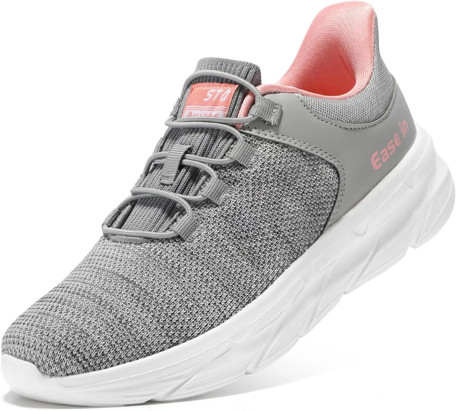 STQ Women Slip on Sneakers Orthopedic Walking Shoes for Pregnant and Busy Mom