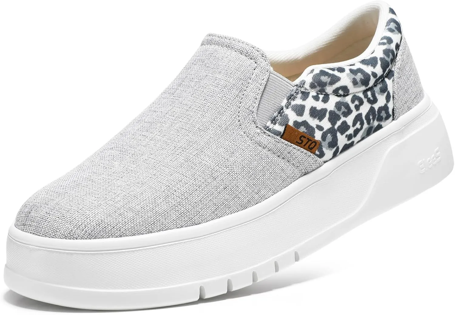 STQ Womens Platform Sneakers Slip On Shoes Comfortable Business Casual Fall Loafers