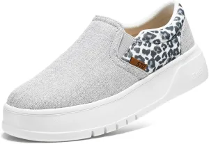 STQ Womens Platform Sneakers Slip On Shoes Comfortable Business Casual Fall Loafers