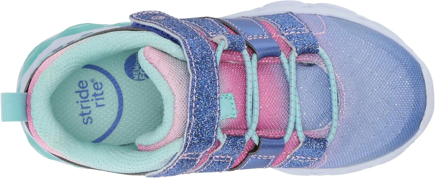 Stride Rite Girl's Katie Light-up Mesh Athletic Sneaker