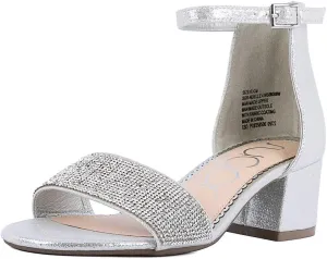 Sugar Women's Block Heel Sandals – Open Toe, Ankle Strap, Comfortable Dress Shoes for Weddings & Casual Wear