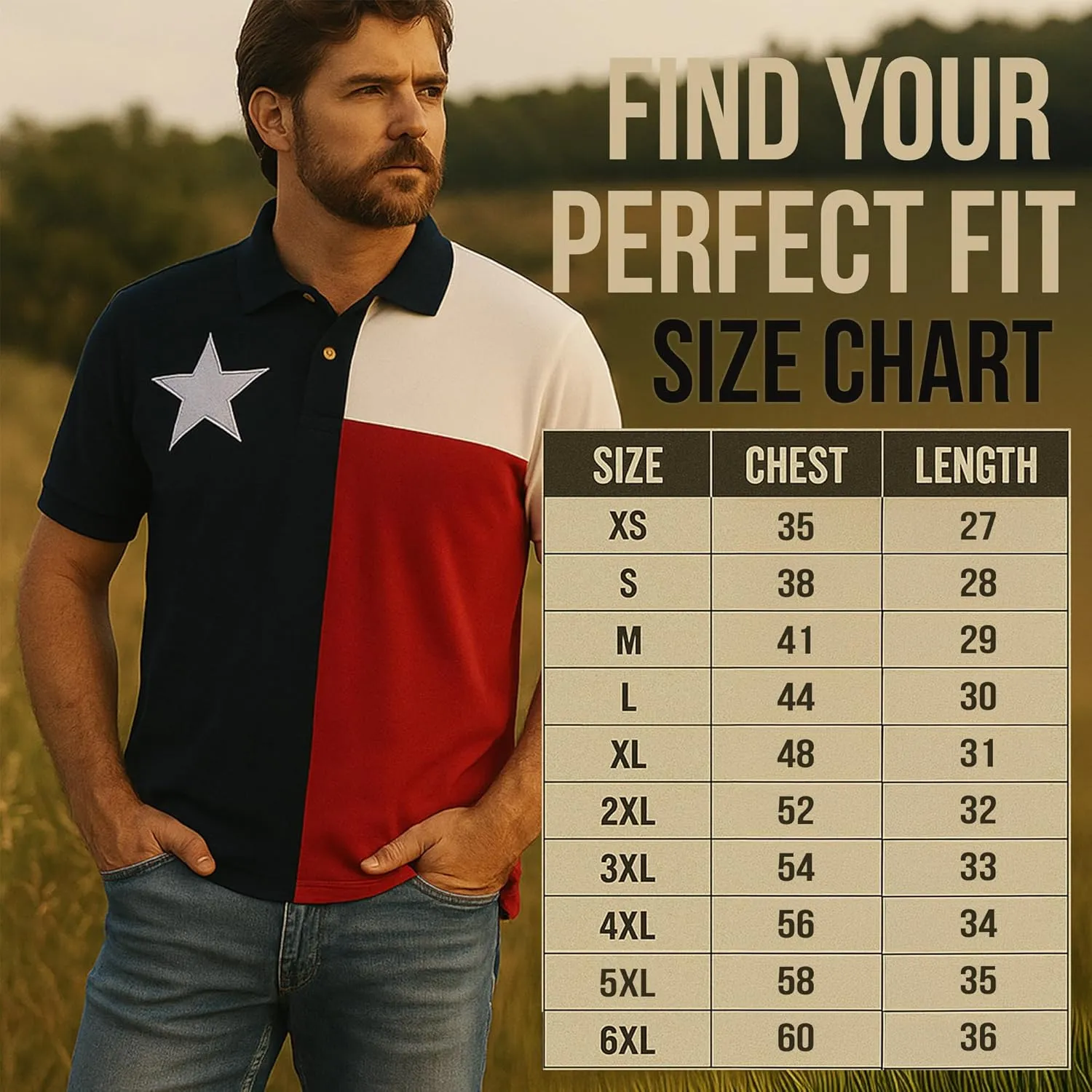 Texas Flag Lone Star Polo Shirts for Men Short Sleeve 100% Cotton, Pique Polo Styling, Three Button Placket