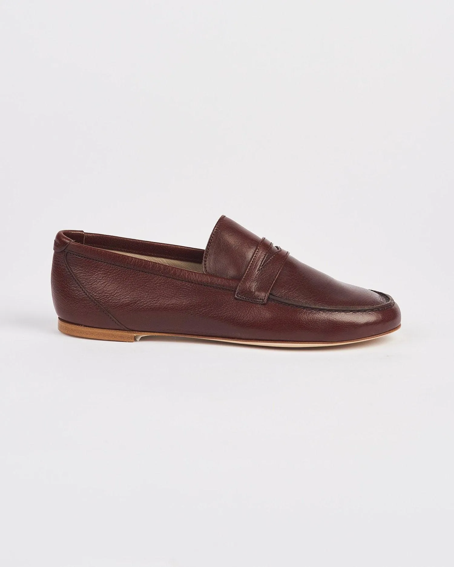 The Penny Loafer in Oxblood
