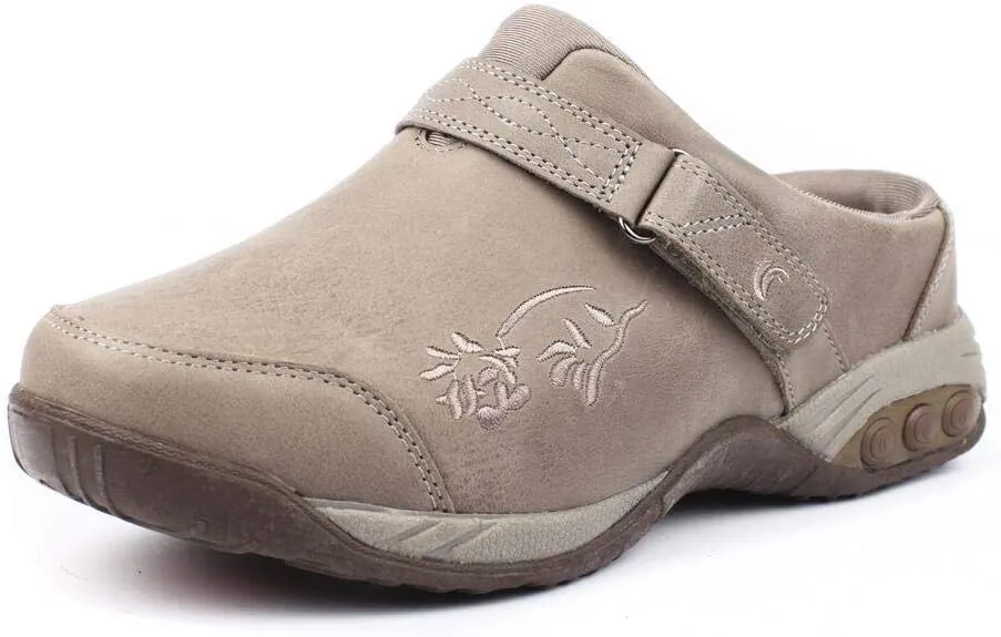 Therafit Austin Women's Leather Clog Slip On for Plantar Fasciitis/Foot Pain