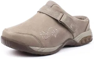Therafit Austin Women's Leather Clog Slip On for Plantar Fasciitis/Foot Pain