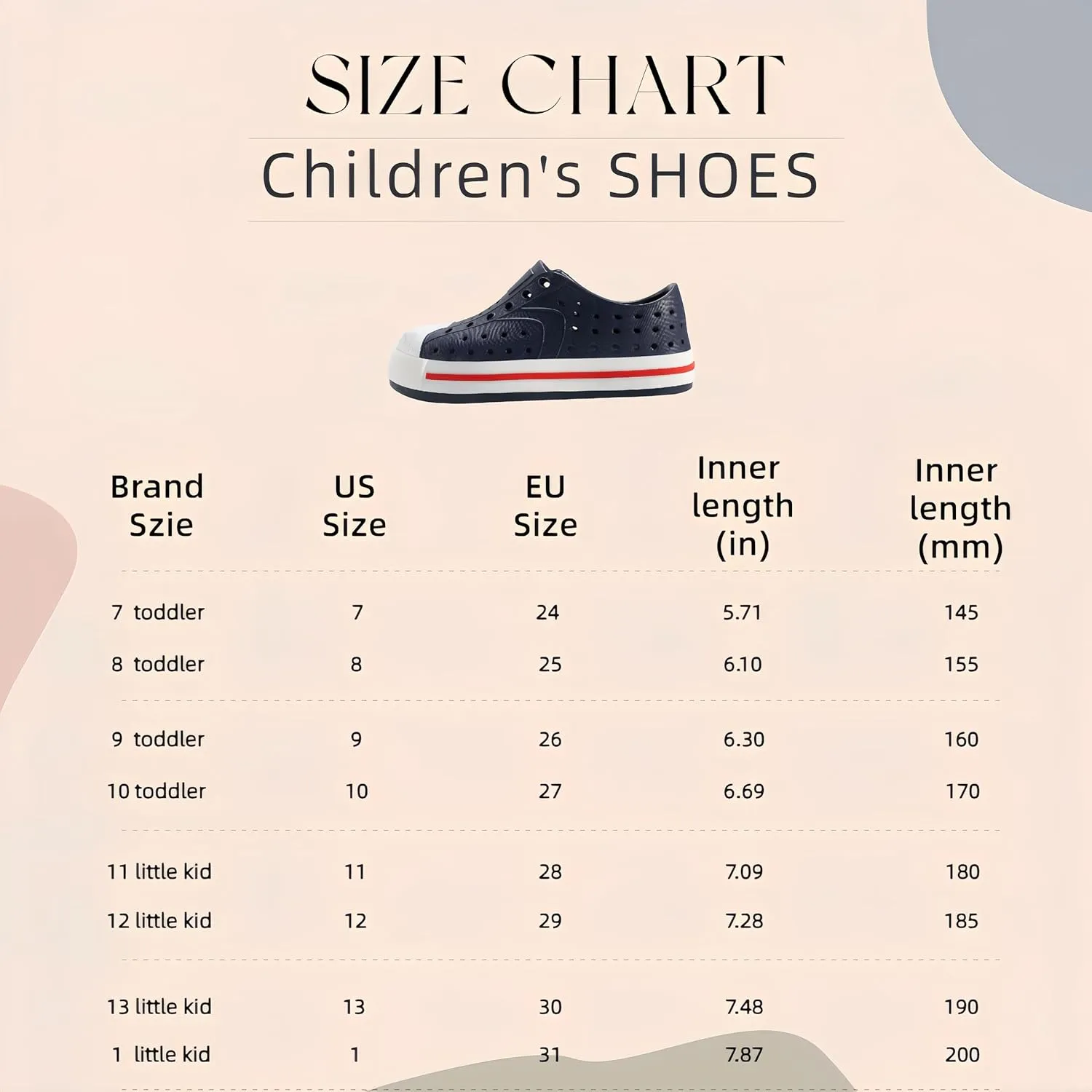 Toddler & Kids Water Shoes for Boys & Girls - Quick-Dry Non-Slip Water Sandals, Lightweight Slip-On Aqua Shoes for Swimming, Beach & Garden Play