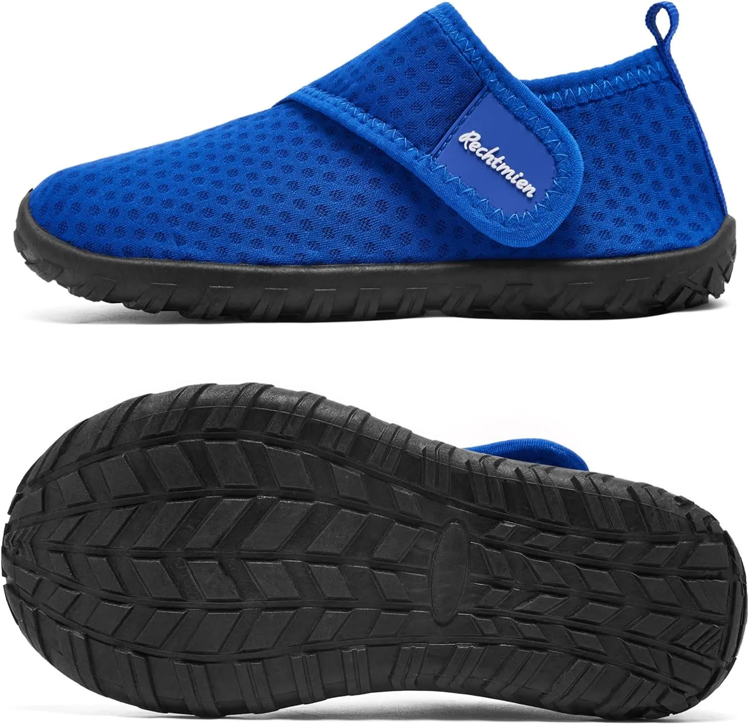 Toddler Boys' Girls' Water Shoes: Quick Dry, Non-Slip, Aqua Shoes - Blue, Medium