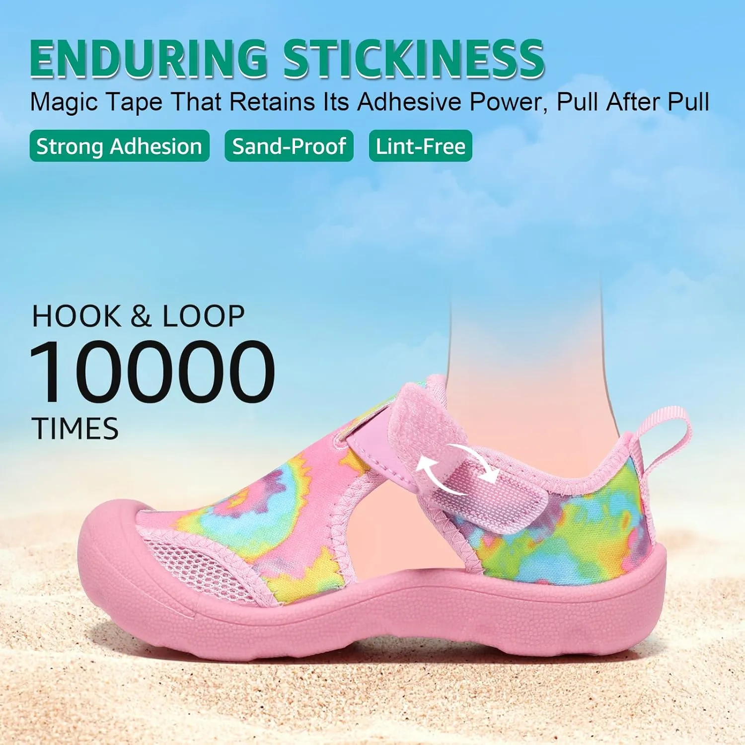 Toddler Water Shoes Quick-Dry Cute Beach Swim Pool Shoes