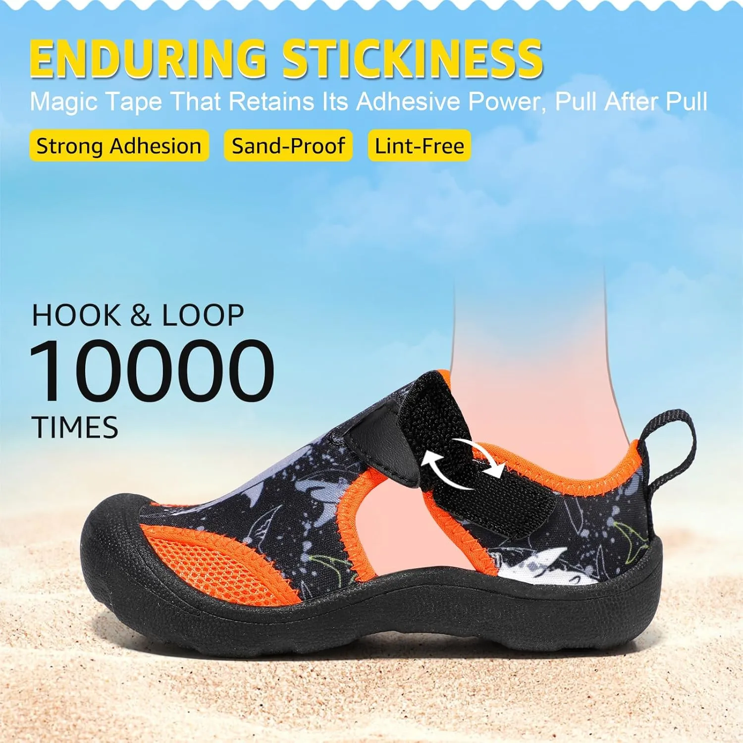 Toddler Water Shoes Quick-Dry Cute Beach Swim Pool Shoes