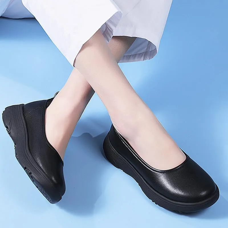Touchmosees Air Cushion Nurse Sneakers Orthopedic Diabetic Walking Wedge Sneaker Platform Breathable Sneakers