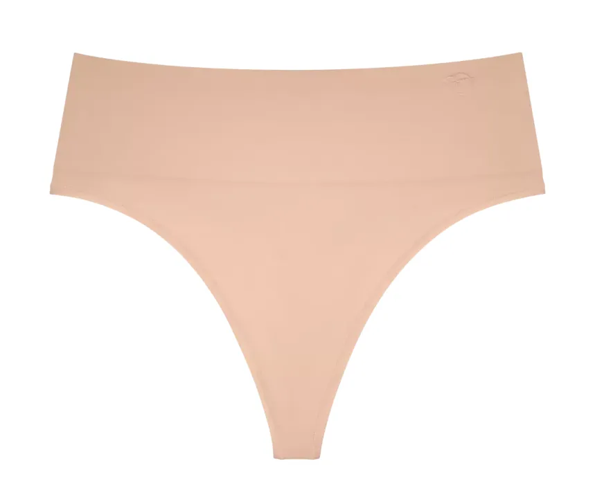 TRIUMPH<BR>
Soft Sculpt String Briefs<BR>
Skin<BR>