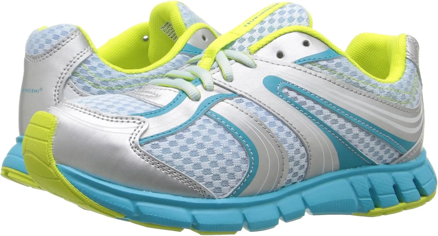 TSUKIHOSHI 3583 DASH Lace-Up Machine Washable Child Sneaker Shoe with Wide Toe Box and Slip-Resistant, Non-Marking Outsole - For Toddlers and Little Kids, Ages 1-8