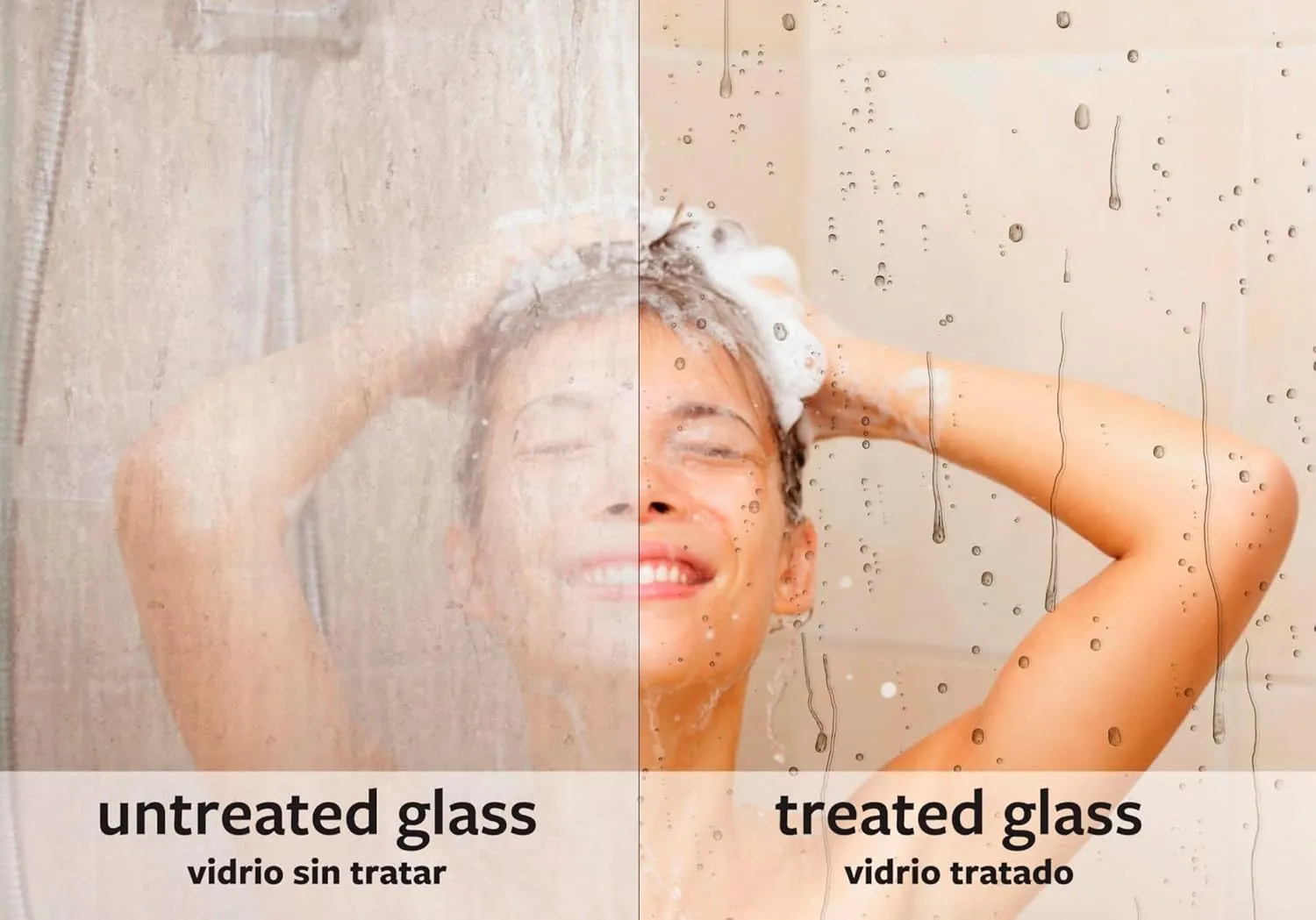 Twinglide VITRA-200 Frameless Shower Door 56.5-60" Width x 78" Height with 3/8" (10mm) Clear Tempered Glass (Chrome Double Towel Bars)