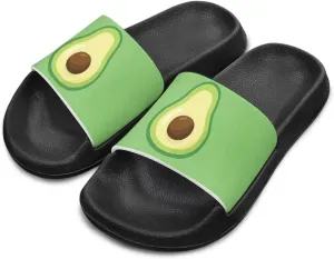 UNICEU Fruit Print Slides Sandals for Kids Quick Dry Comfortable Shower Slippers Slip On Open Toe Water Shoes for Beach