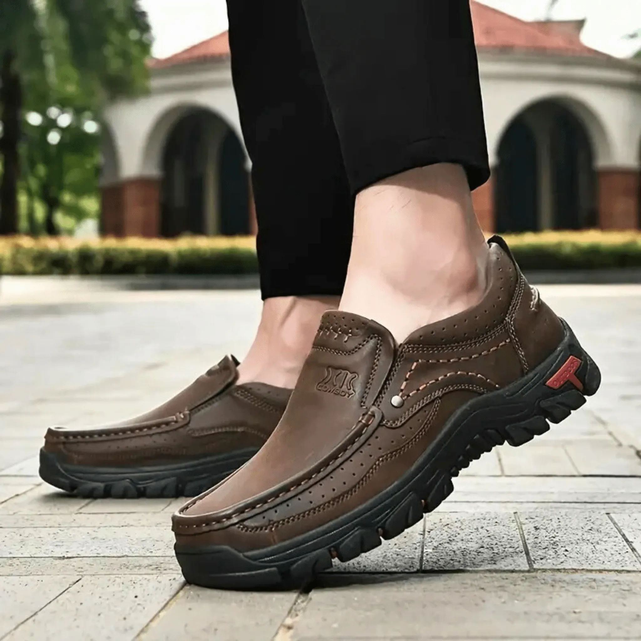 UrbanEase Leather Slip-On