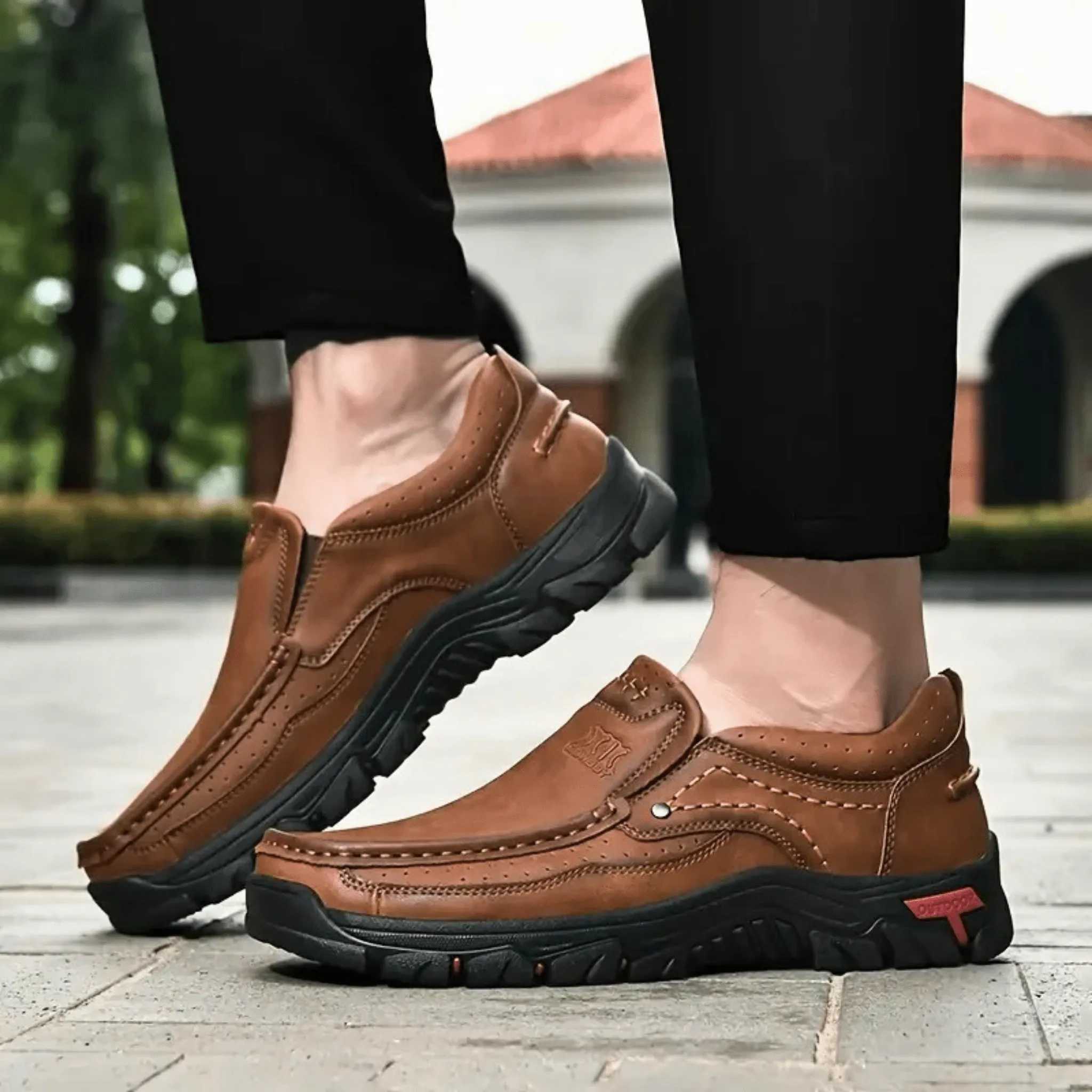 UrbanEase Leather Slip-On
