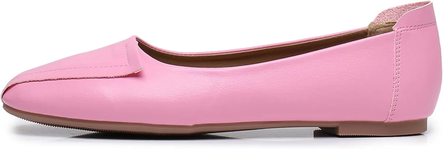 VenusCelia Women's Plain Dance Flat Shoe