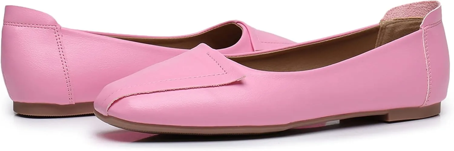 VenusCelia Women's Plain Dance Flat Shoe