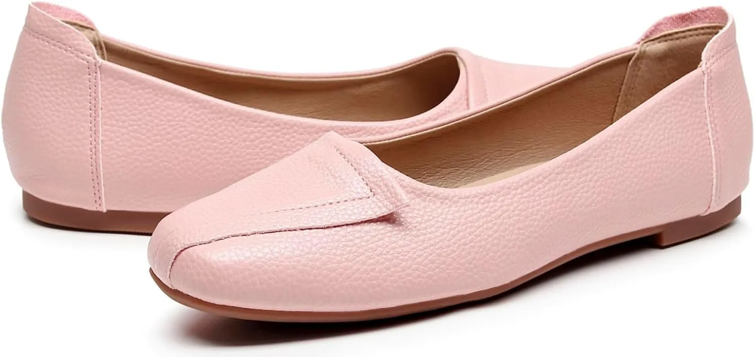 VenusCelia Women's Plain Dance Flat Shoe