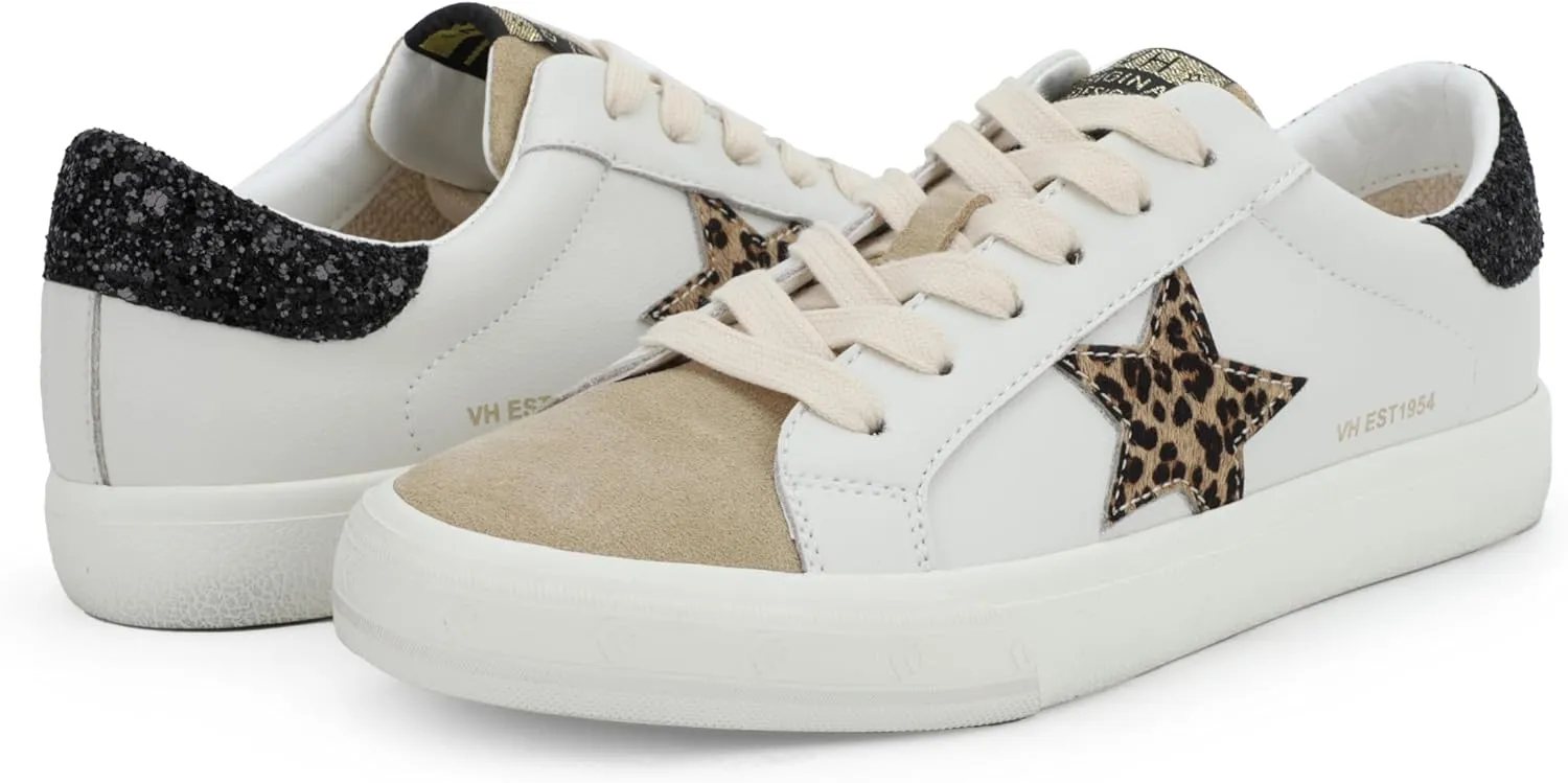 Vintage Havana Grande Women’s Fashion Sneakers | Star Tennis Shoes Womens | Low Top Slip On | Walking Comfortable Casual